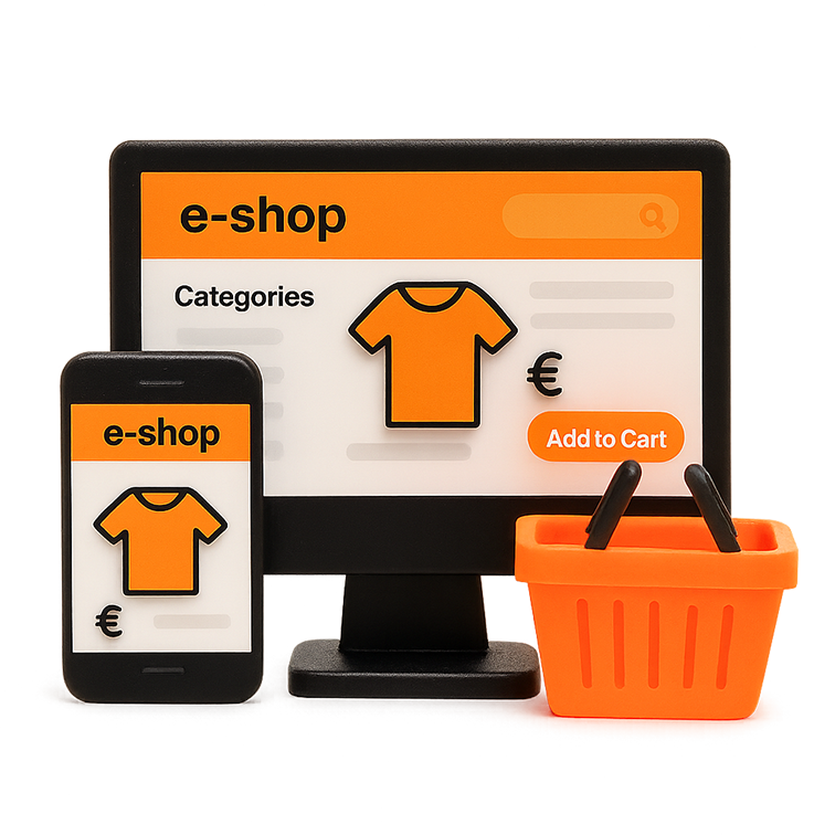 Webdesign a tvorba e-shopů – náhled